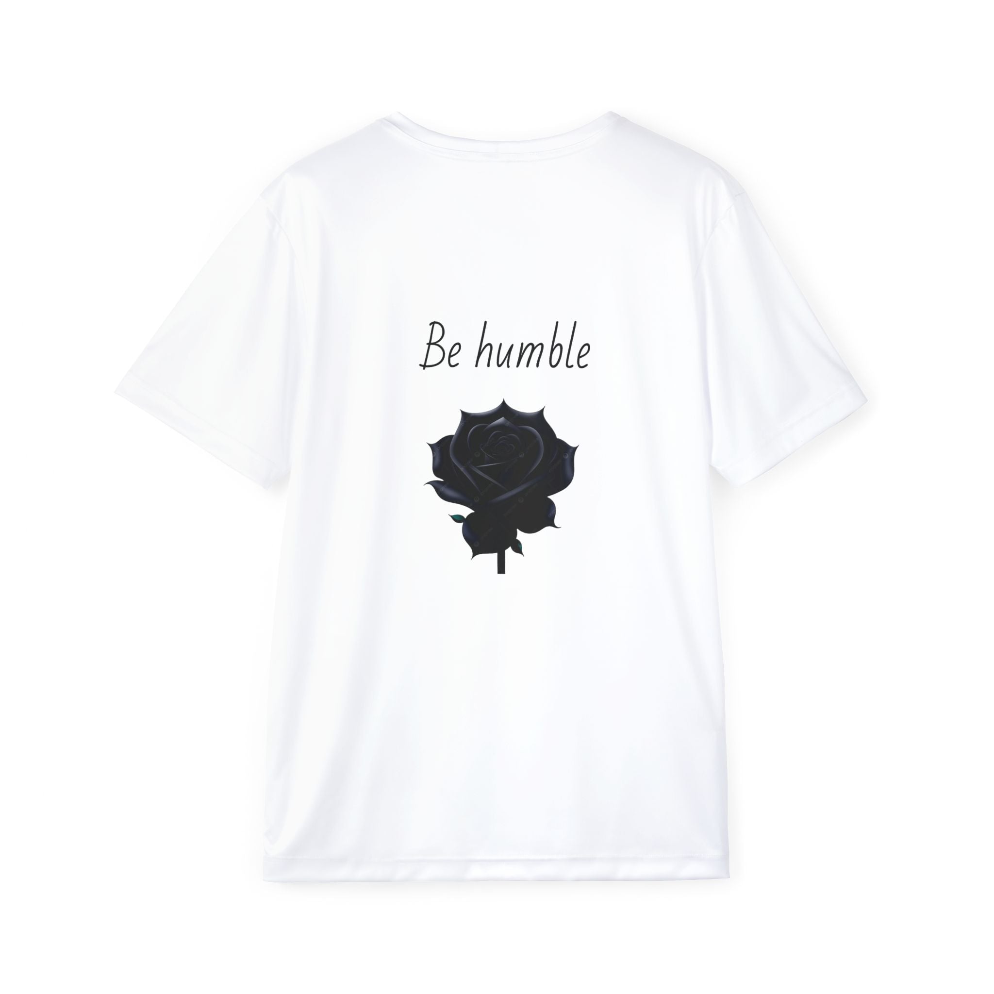 Be Humble Cross Tee — Black Rose Graphic Men’s Jersey