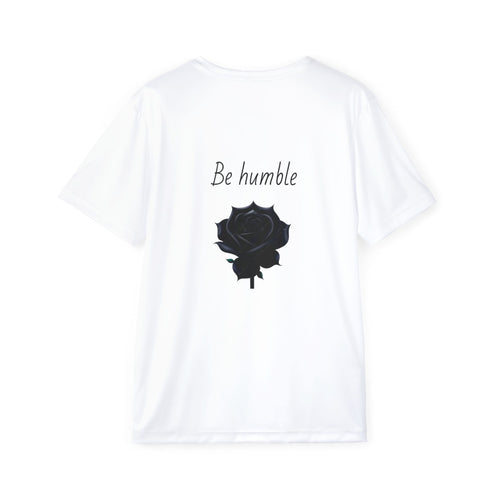 Be Humble Cross Tee — Black Rose Graphic Men’s Jersey